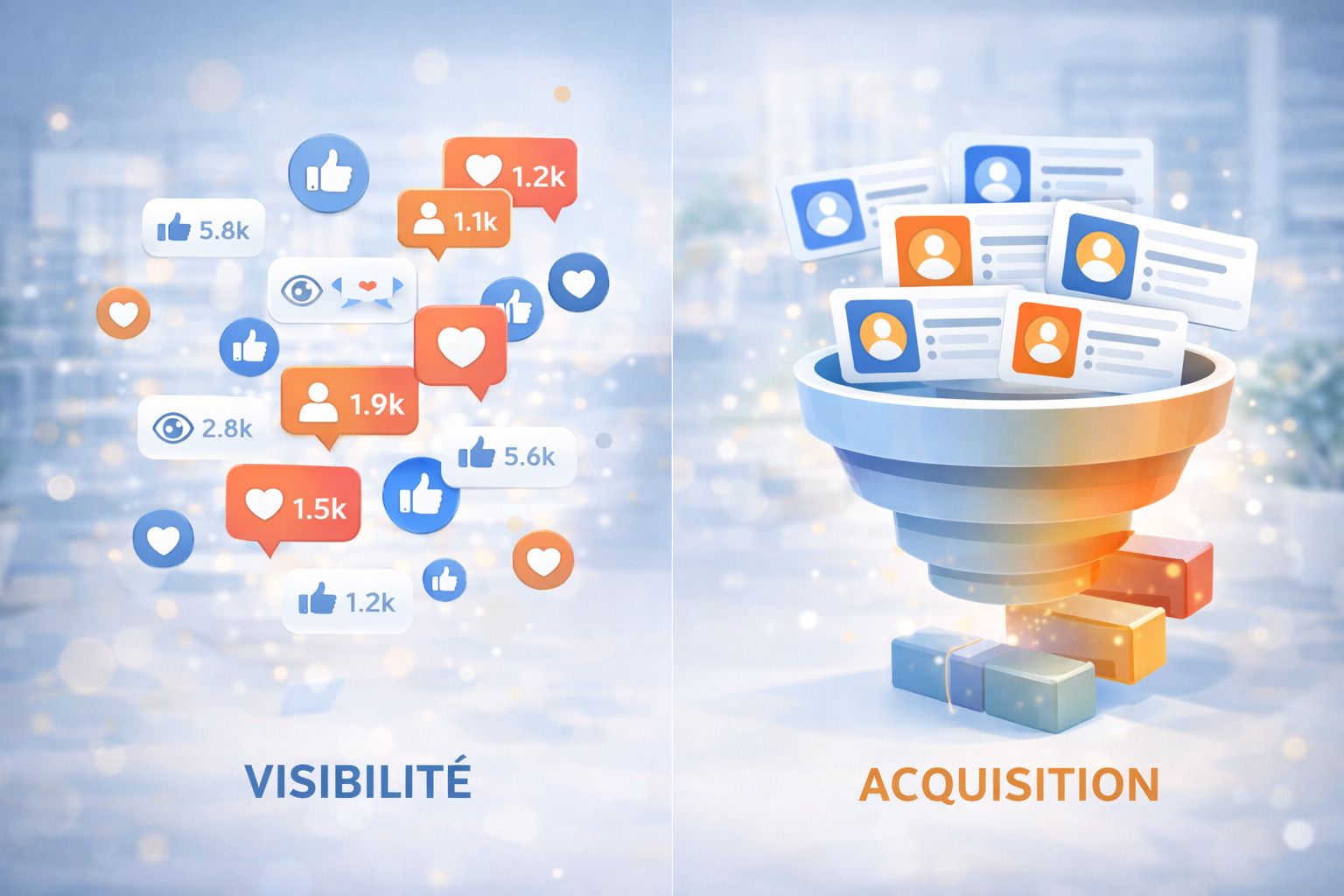 Les éléments qui font la différence entre visibilité et acquisition